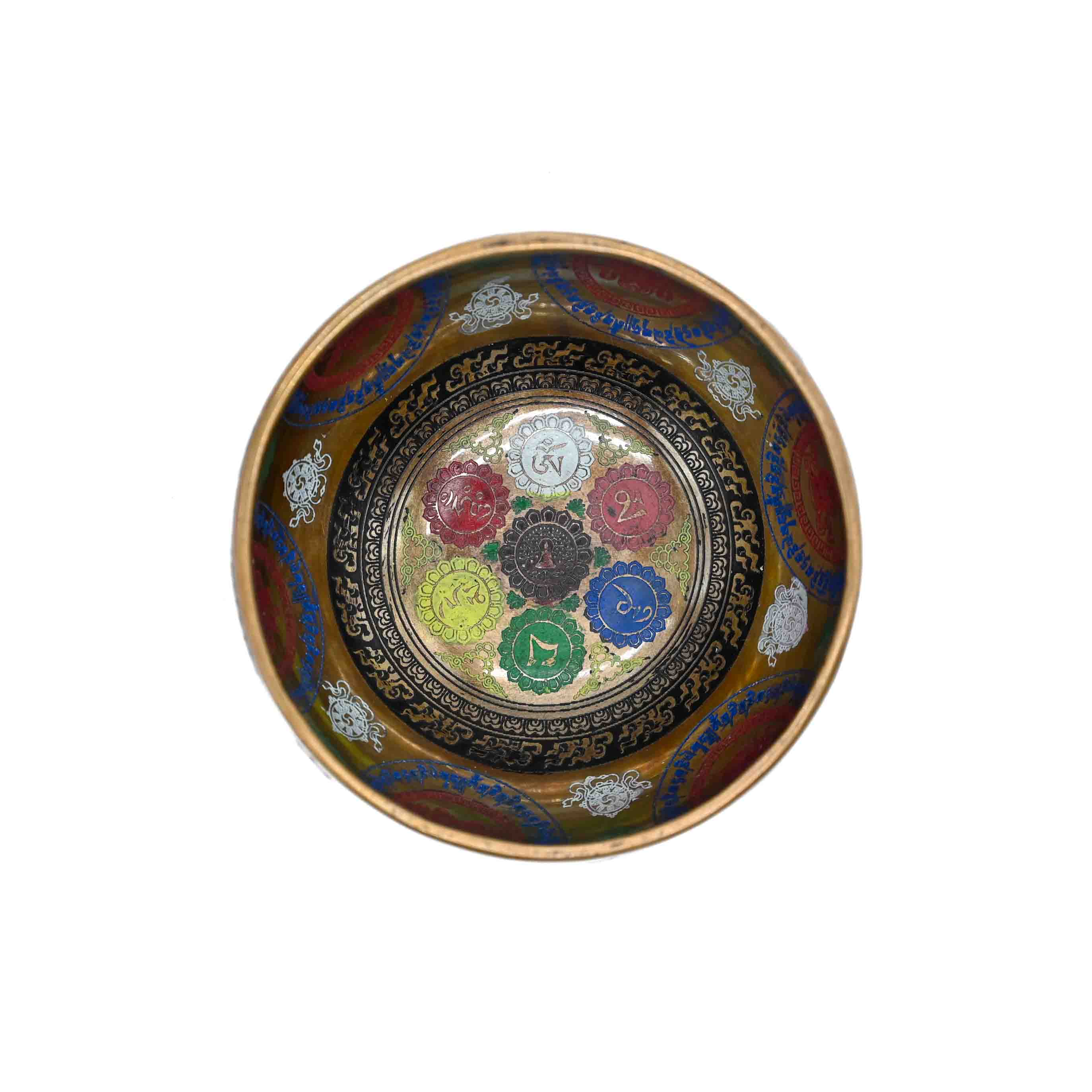 Bol chantant gravé en couleur – 12 cm