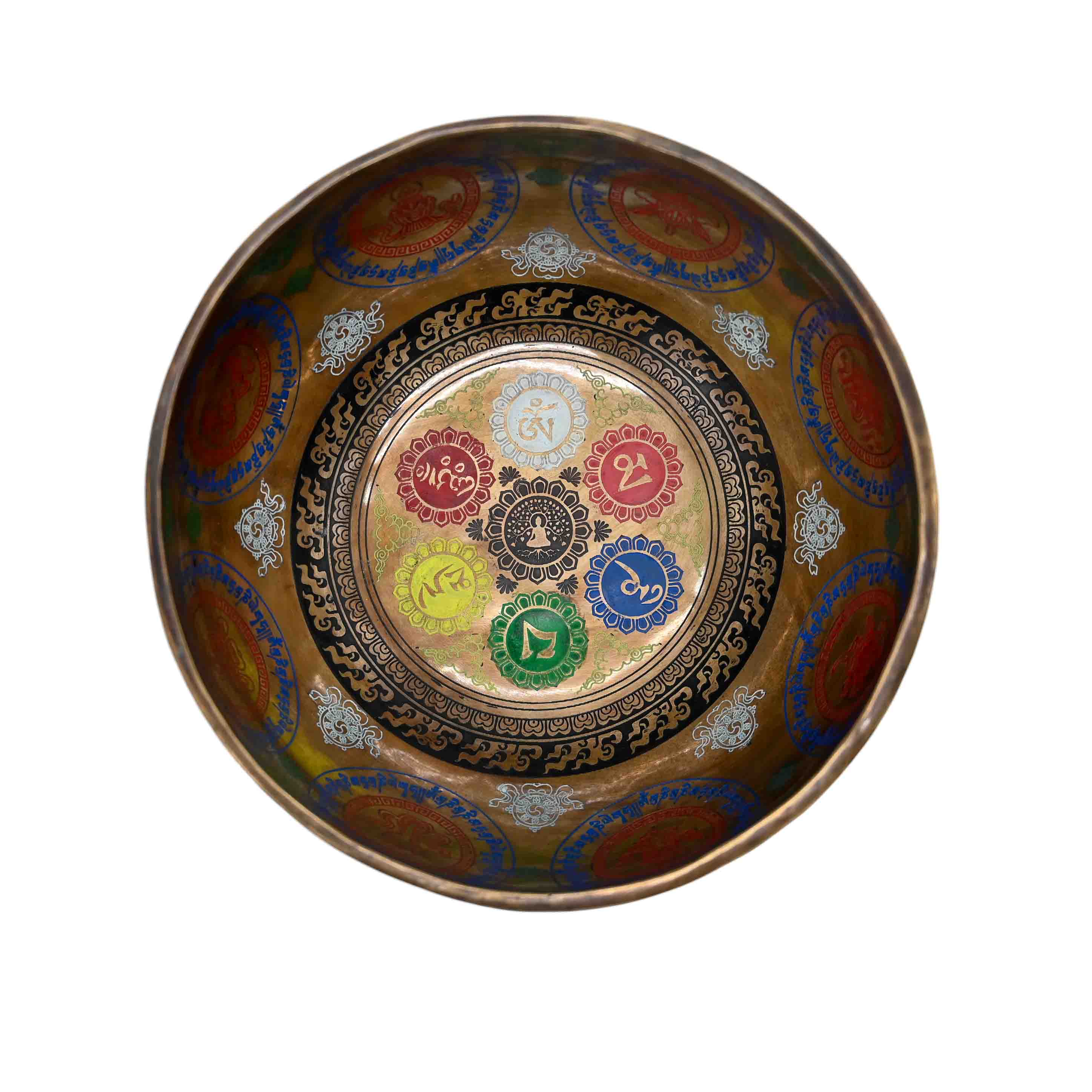 Bol chantant gravé en couleur – 22 cm