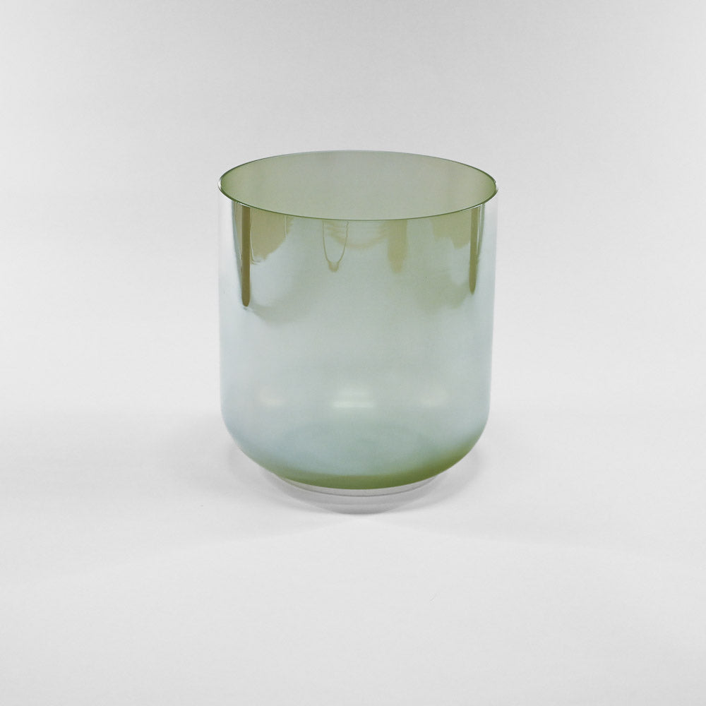 Bol chantant en cristal vert