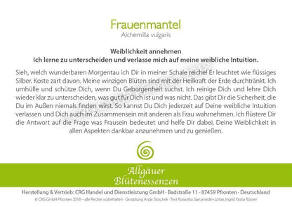 Essence florale d’Allgäu – alchémille