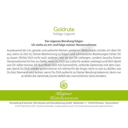 Blütenessenz Spray<br> Goldrute Berufung