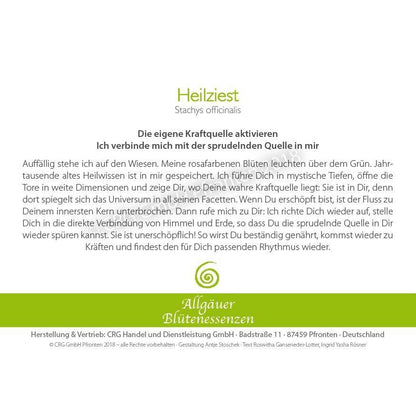 Essence florale d’Allgäu – zeste médicinal