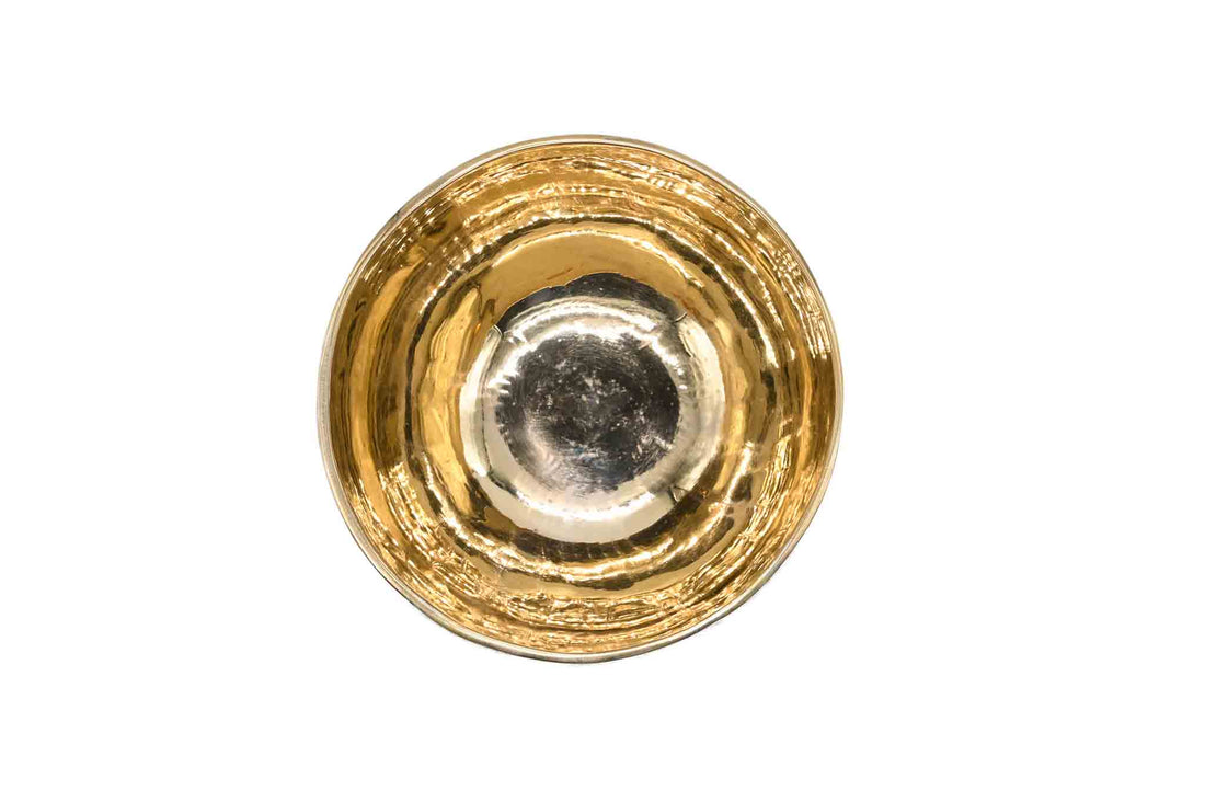 Bol chantant doré/brillant – 16,5 cm