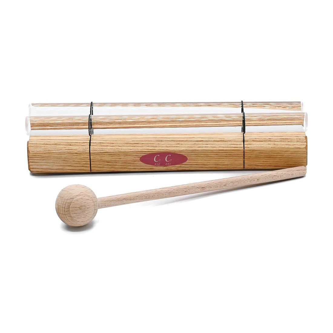 Bâton de cristal Duo C C 7e octave 432 Hz