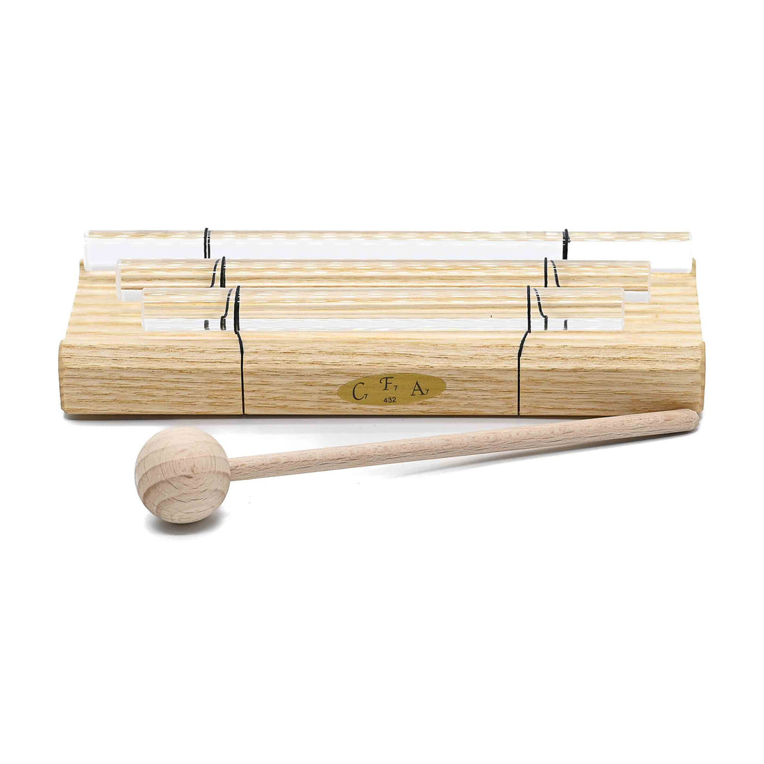 Bâton de cristal Tripel C F A 7e octave 432 Hz