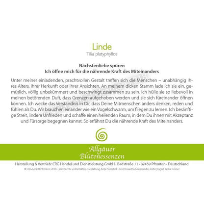Blütenessenz Spray<br> Linde Nächstenliebe
