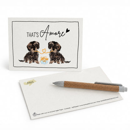 Unikat-Grusskarte aus Apfelpapier – That&