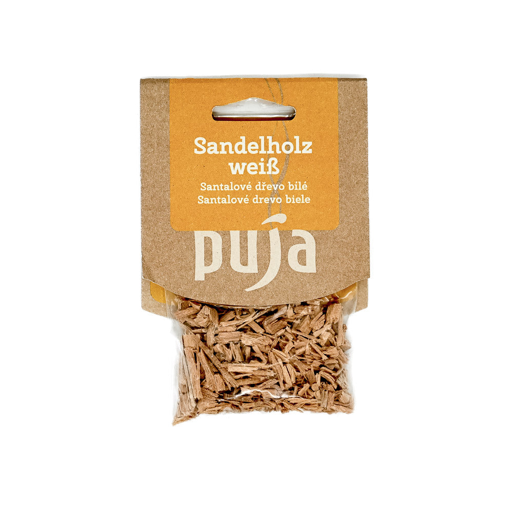 Räucherware – Sandelholz weiss