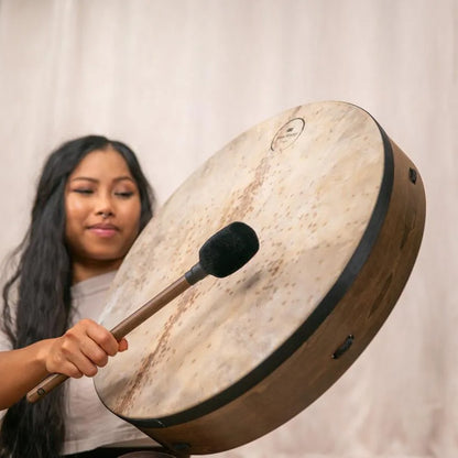 Tambour rituel 51 cm avec peau de chèvre – son profond et chaud