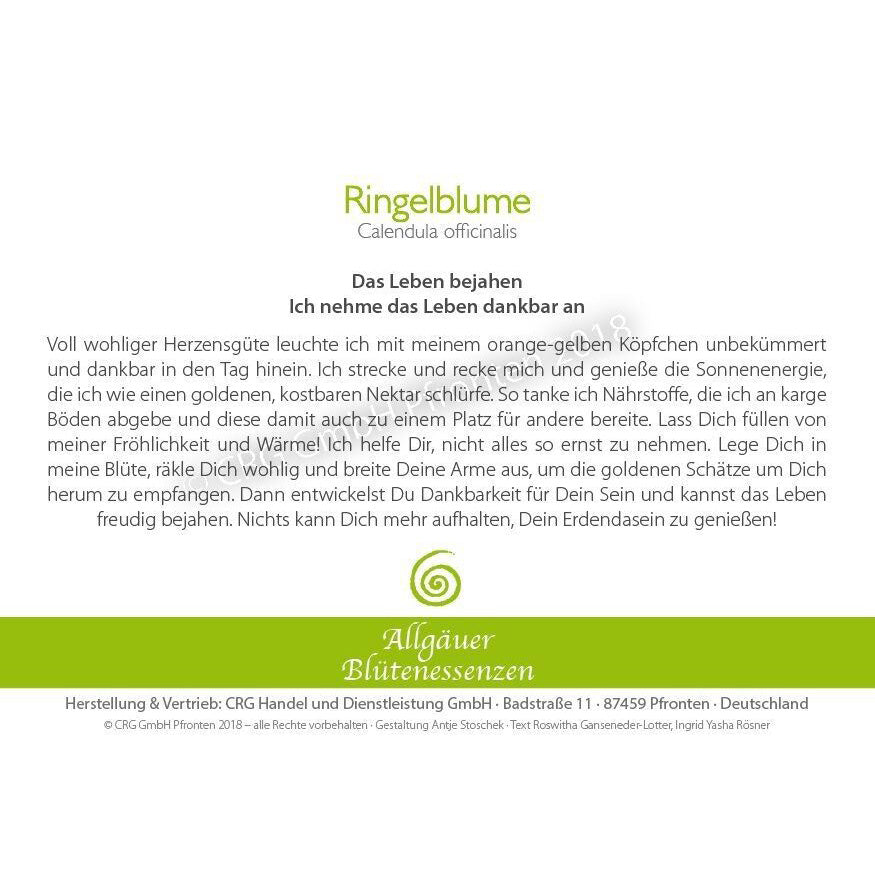Essence florale d’Allgäu – souci
