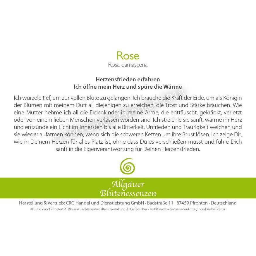 Essence florale d’Allgäu – rose