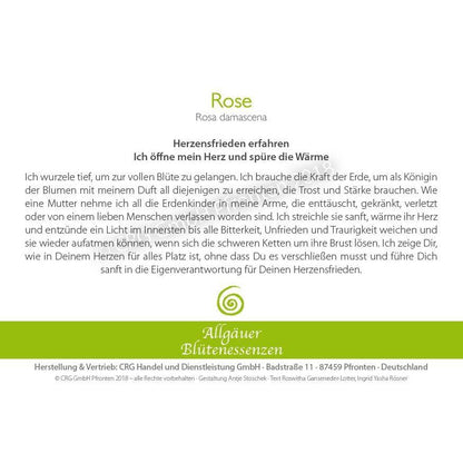 Blütenessenz Spray<br>Rose Herzensfrieden