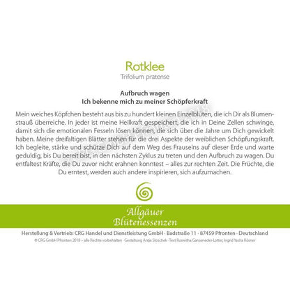 Blütenessenz Spray<br> Rotklee Aufbruch