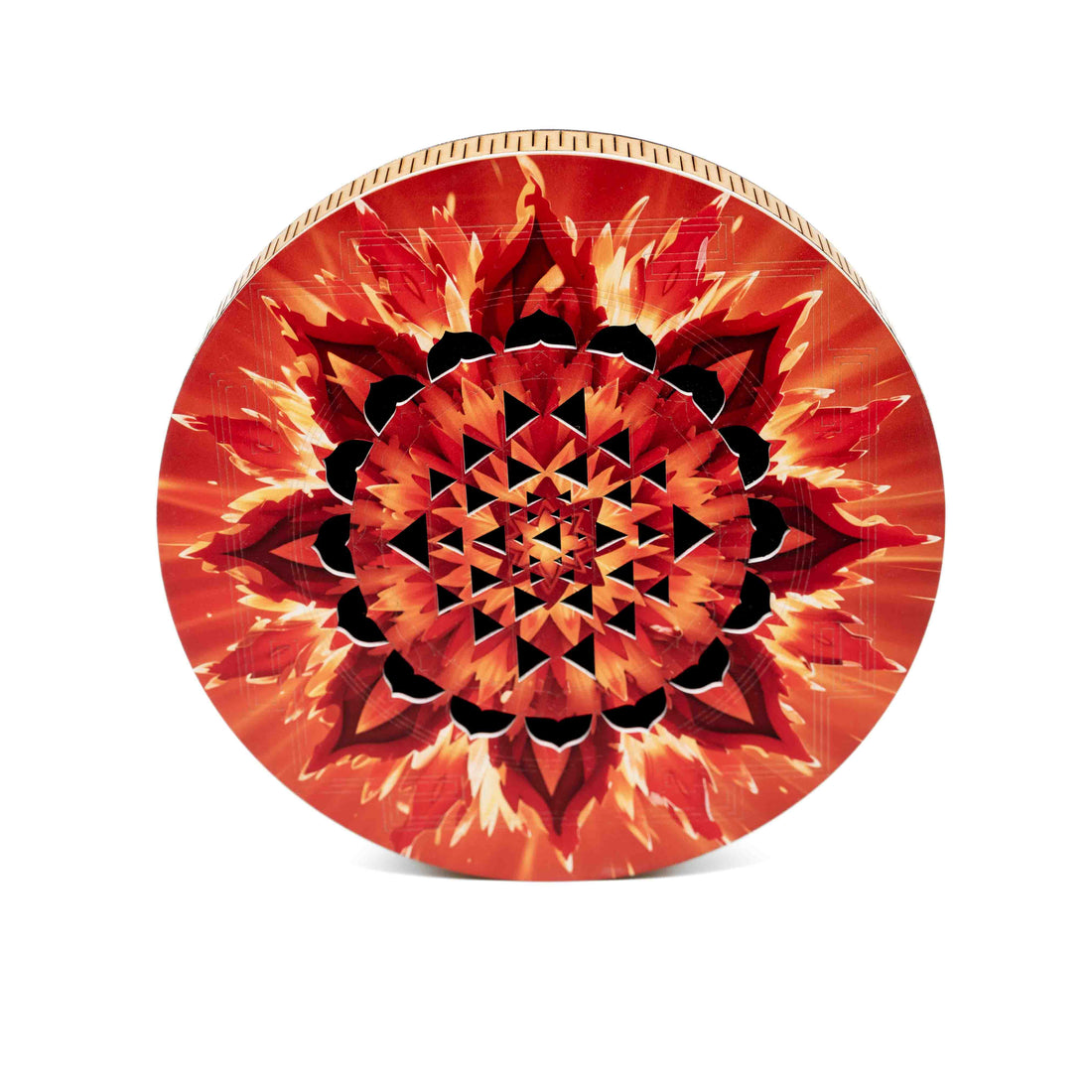 Instrument à percussion Vodohray<br>Motif Sri Yantra