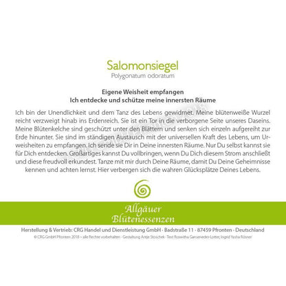 Blütenessenz Spray<br> Salomonssiegel Weisheit