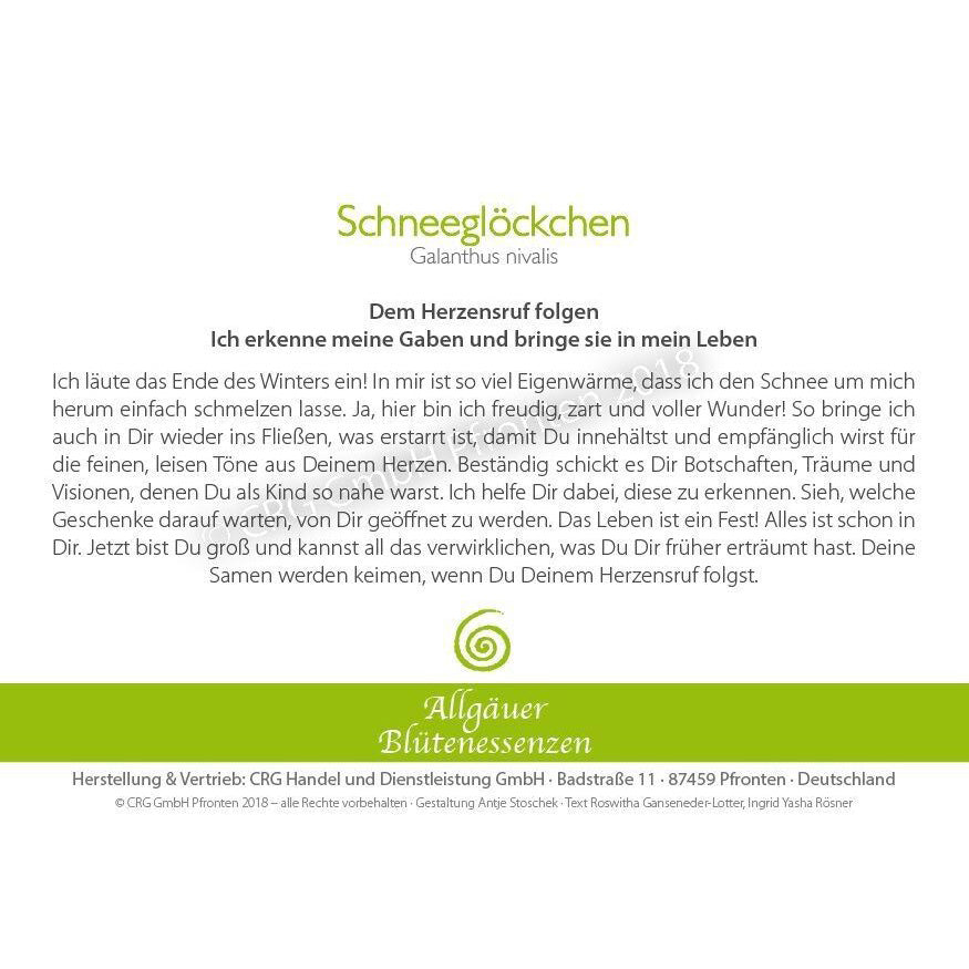 Essence florale d’Allgäu – perce-neige