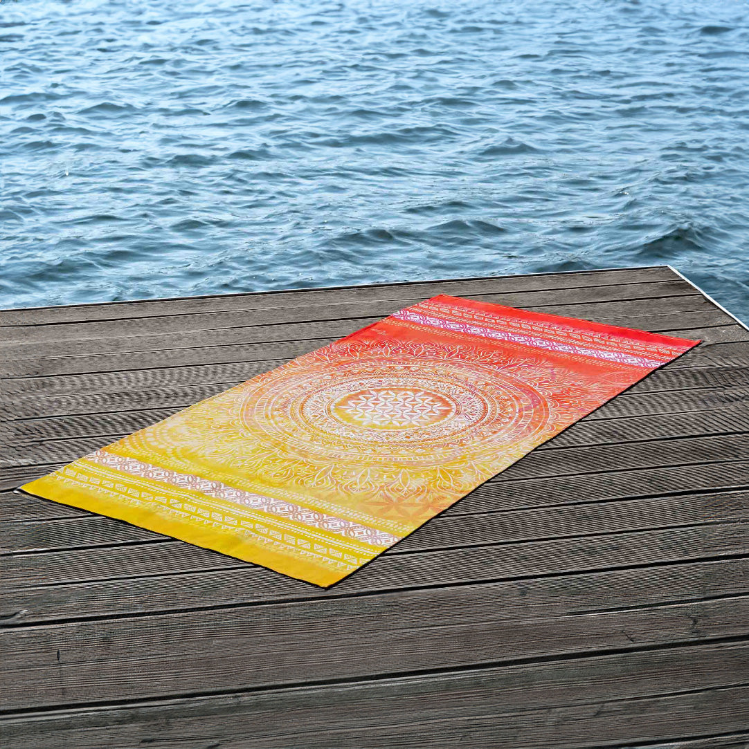 Strandtuch mit Mandala Design