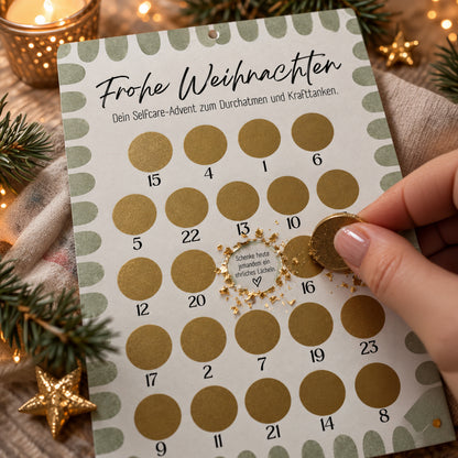 Achtsamkeits-Adventskalender aus Apfelpapier