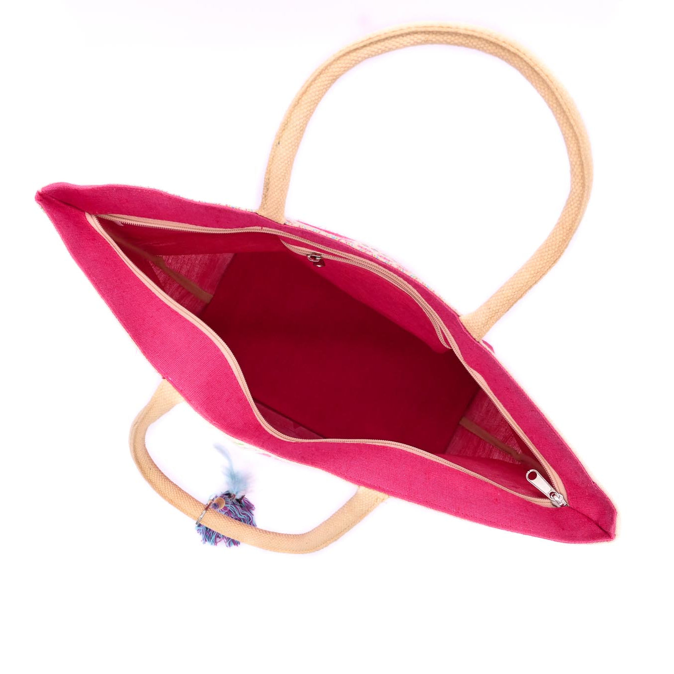 Shopper Tasche Pink<br>mit Mandala Print
