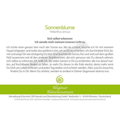 Blütenessenz Spray<br>Sonnenblume Selbstvertrauen