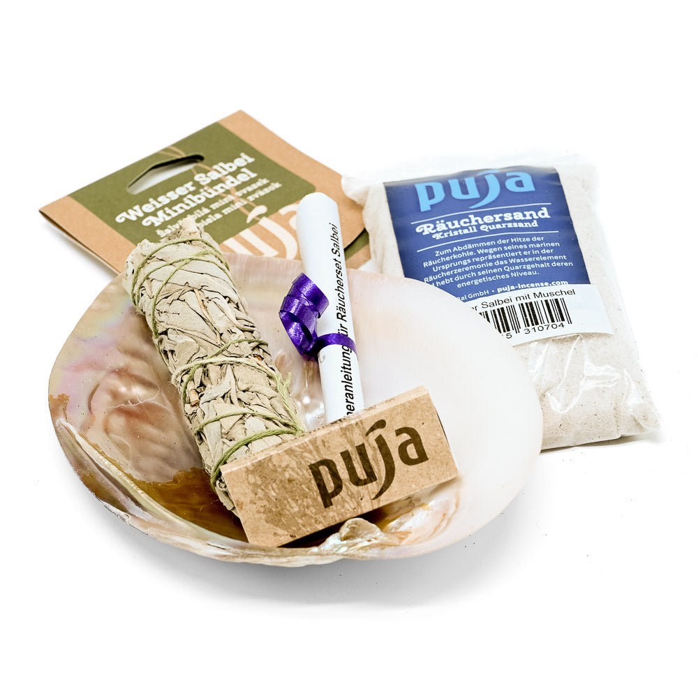 Geschenkset Muschel mit Salbei