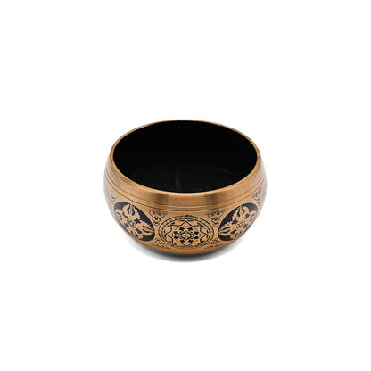 Klangschale mit Gravur Ø 12,5 cm – gold