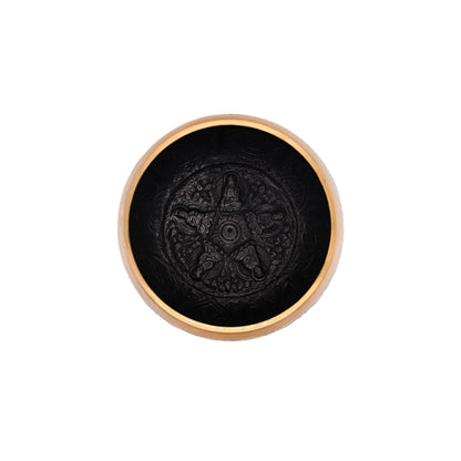 Klangschale mit Gravur Ø 12,5 cm – gold
