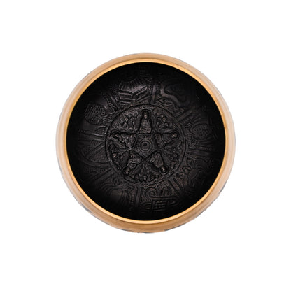Klangschale mit Gravur Ø 16,5 cm – gold