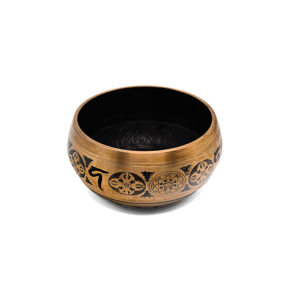 Klangschale mit Gravur Ø 20 cm – gold