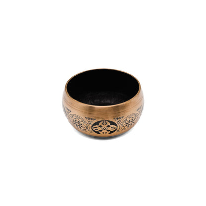 Klangschale mit Gravur Ø 11,5 cm – gold
