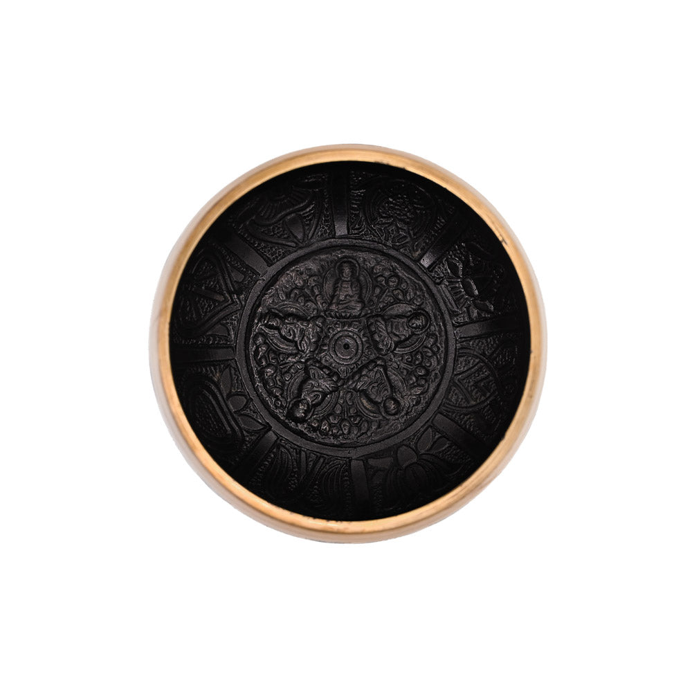 Klangschale mit Gravur Ø 14,5 cm – gold
