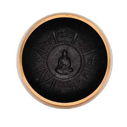 Klangschale mit Gravur Ø 20 cm – gold