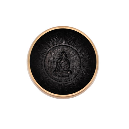 Klangschale mit Gravur Ø 14,5 cm – gold