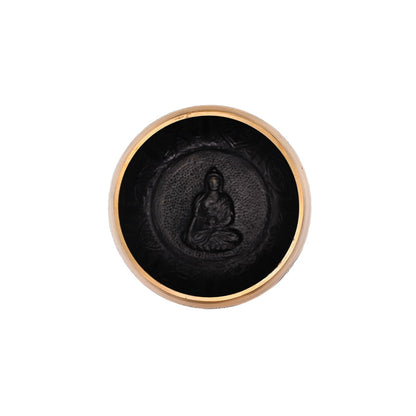 Klangschale mit Gravur Ø 12,5 cm – gold