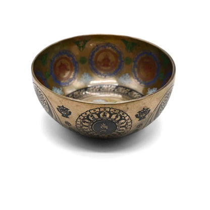 Bol chantant gravure colorée – 21 cm