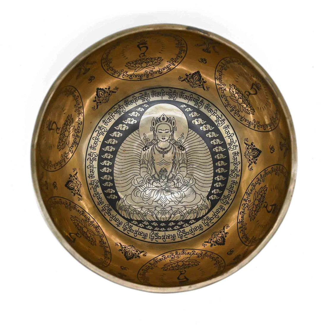 Bol chantant avec belle gravure - 21 cm