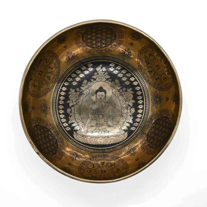 Bol chantant avec gravure Bouddha – 26 cm