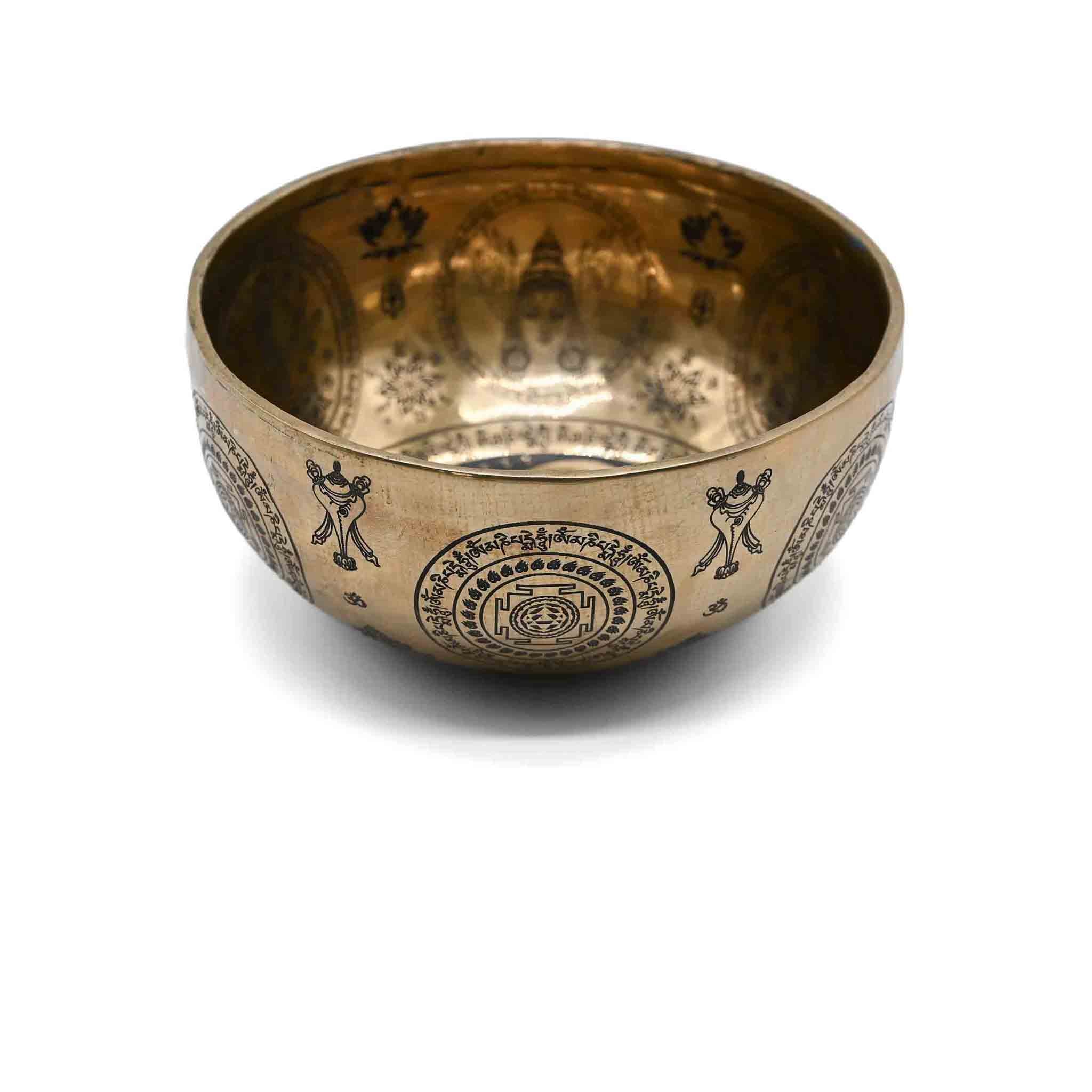 Bol chantant avec gravure Bouddha – 22 cm