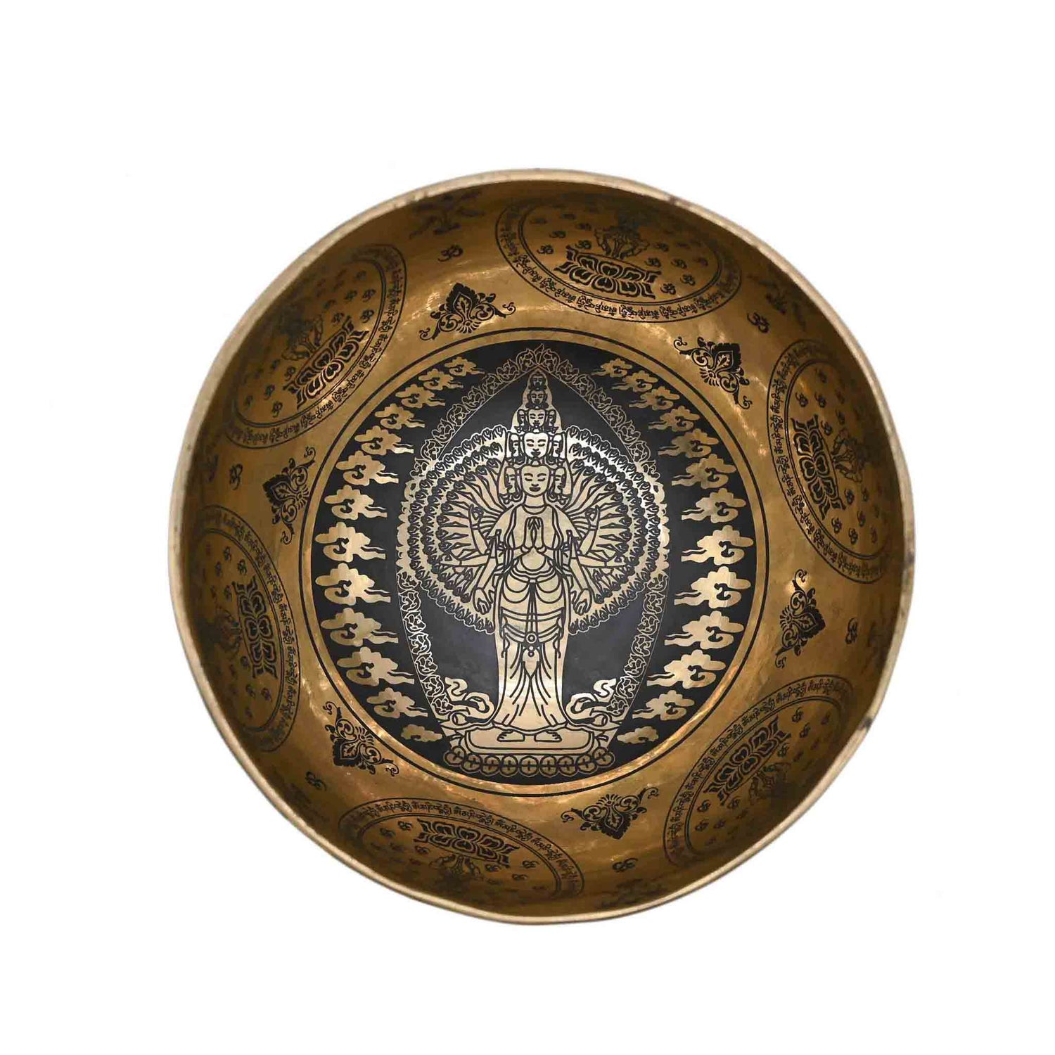 Bol chantant avec gravure Bouddha – 19 cm