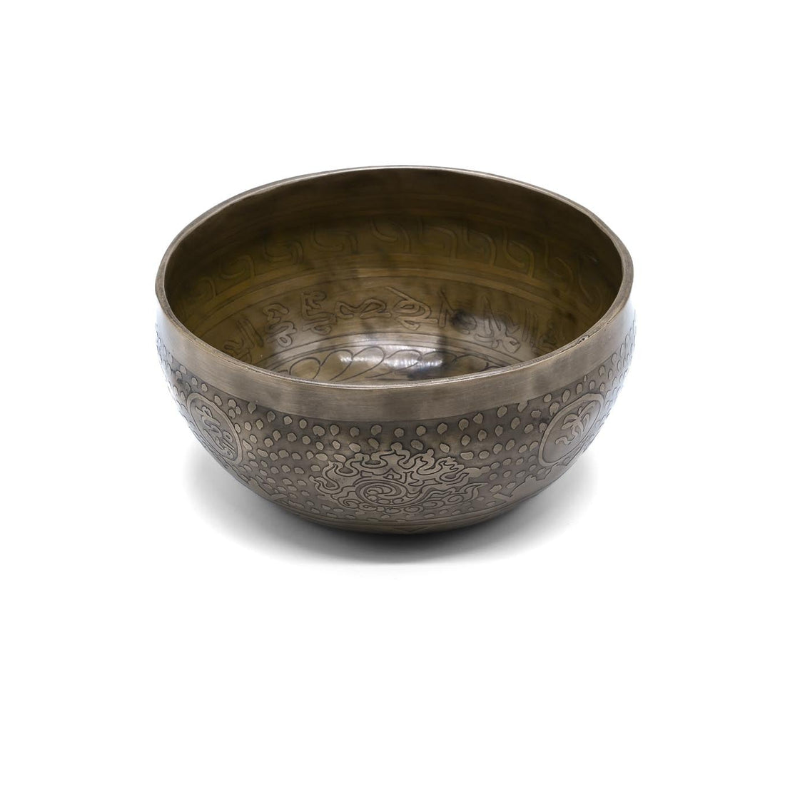 Bol chantant gravé foncé – 17,5 cm