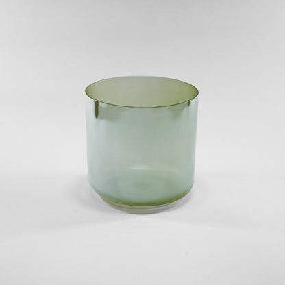 Bol chantant en cristal vert