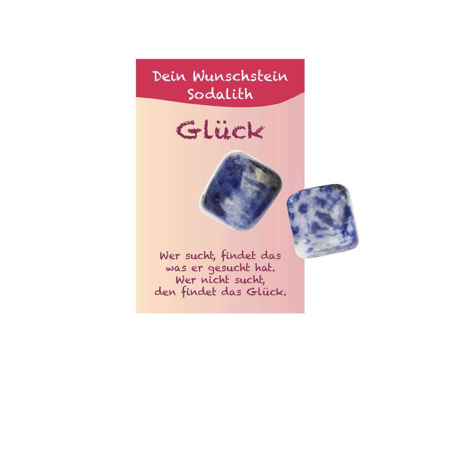 Wunschstein – Sodalith Glück