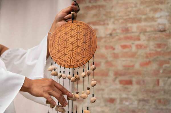Blume des Lebens Kenari Chimes -Large