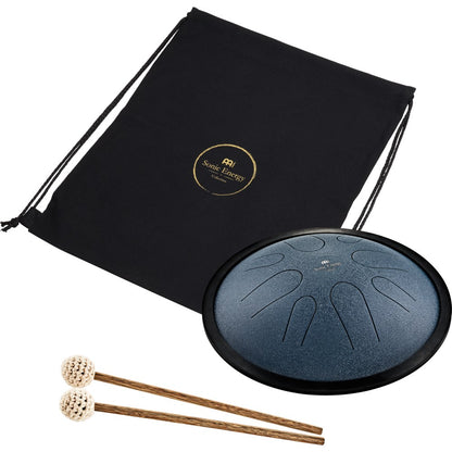 Compact Steel Tongue Drum Blau mit Tasche und Schlägeln