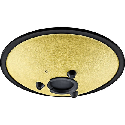 Compact Steel Tongue Drum Gold Unterseite mit Füssen