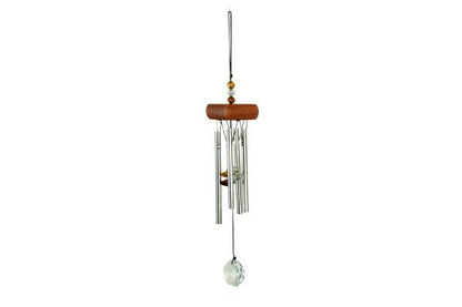 Kristallglass Klangspiel braun