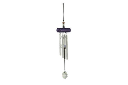 Kristallglass Klangspiel violett