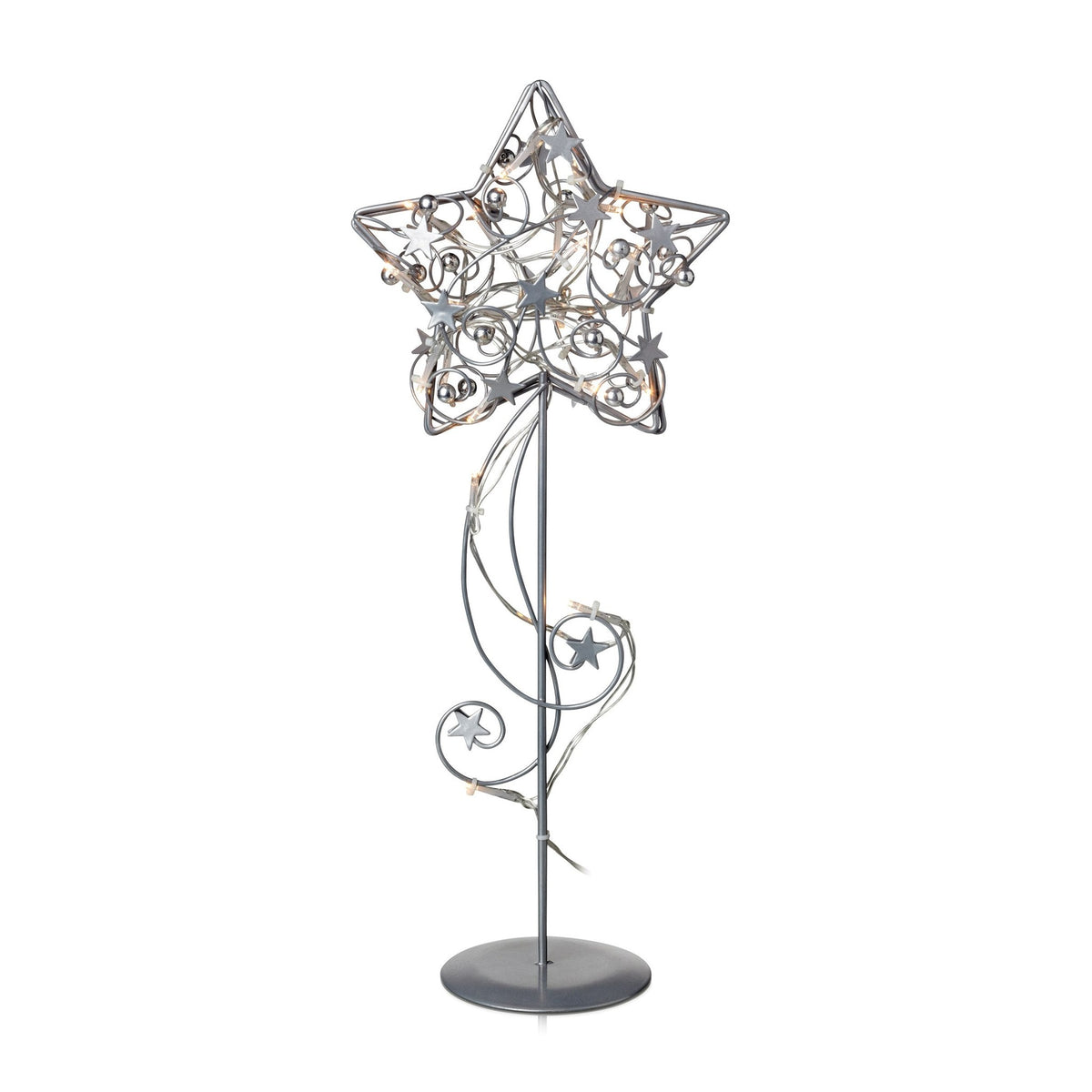 Stella LED a filo Hagaberg argento