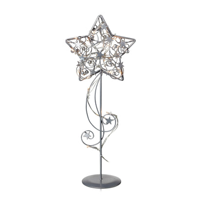 Stella LED a filo Hagaberg argento