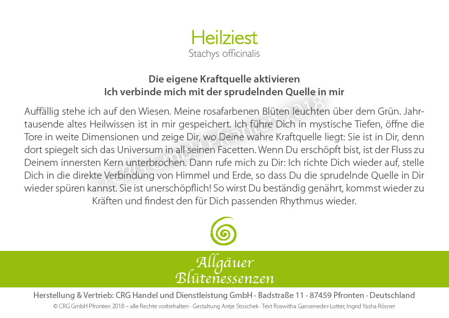 Essence florale d’Allgäu – zeste médicinal
